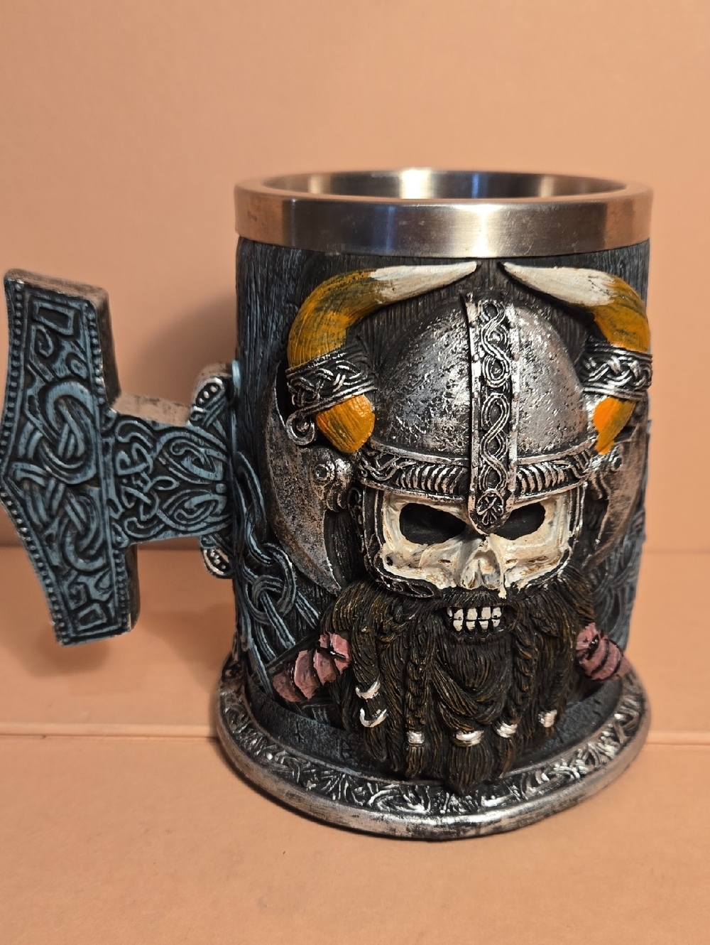 Beer Cup Danegeld Tankard Mug Medieval Pirate Large Double Layer Drinking Style